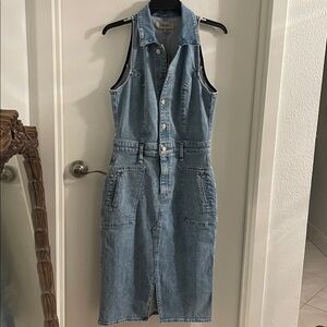 New with tags HUDSON Jeans medium Halter Utility Dress $295
